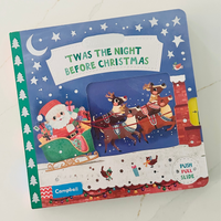 Twas the Night Before Christmas: A Push, Pull and Slide book - the perfect Christmas gift for toddlers!