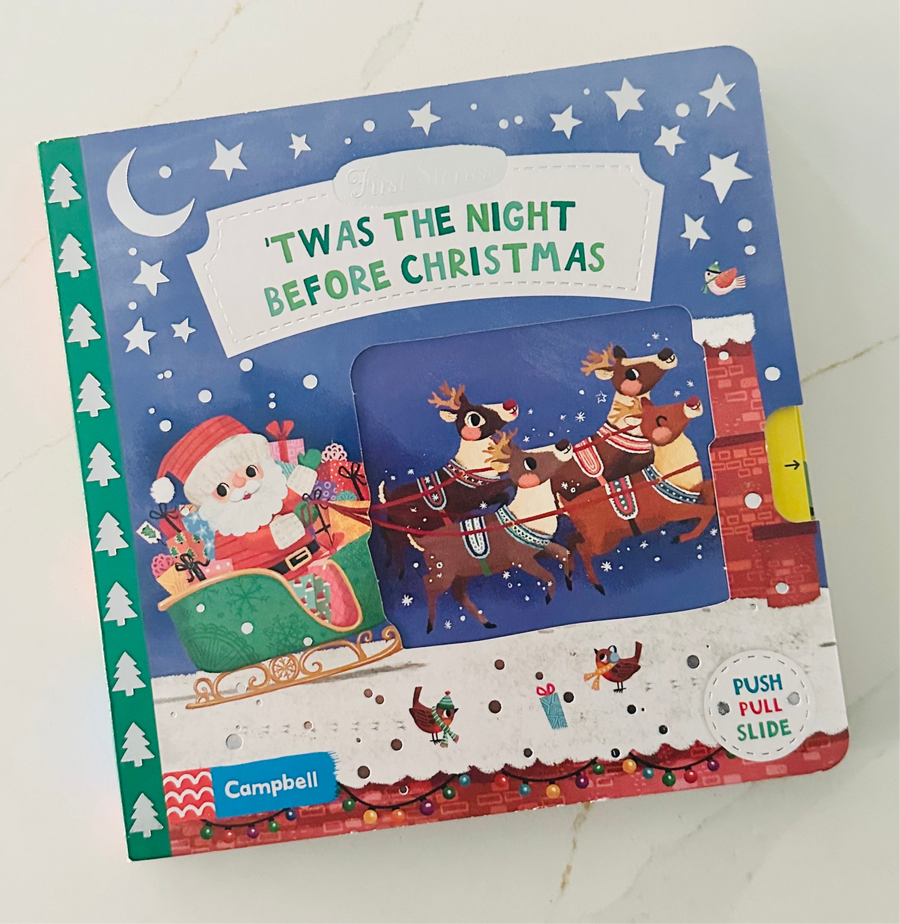 Twas the Night Before Christmas: A Push, Pull and Slide book - the perfect Christmas gift for toddlers!