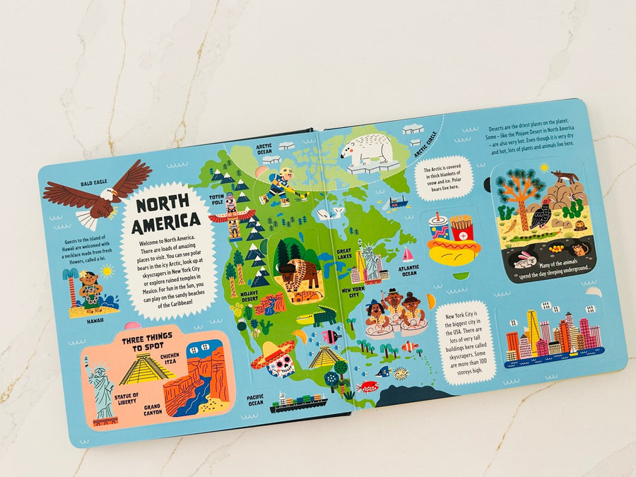 Lonely Planet Kids: My First Lift - the - Flap World Atlas - Wondertivity