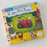 On the Farm: A Push, Pull, Slide book by Axel Scheffler - Wondertivity