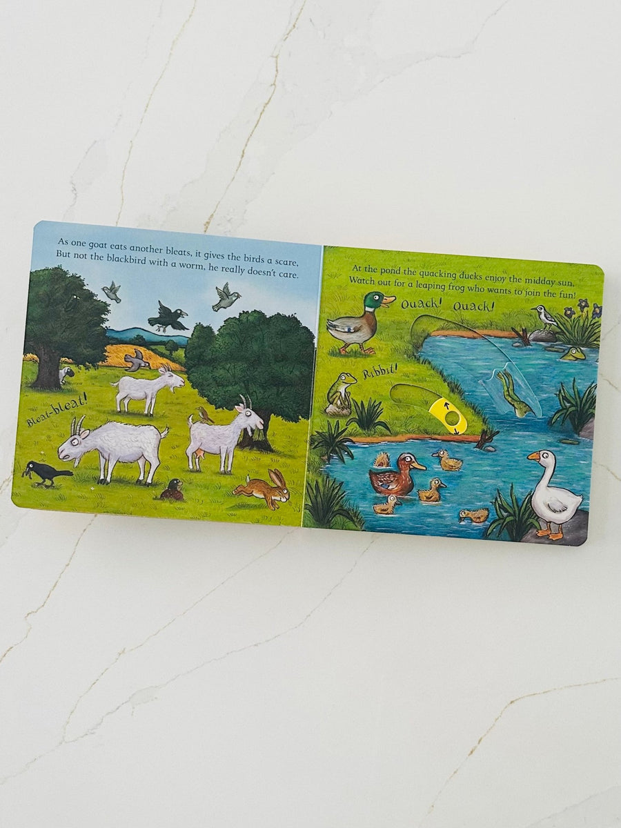 On the Farm: A Push, Pull, Slide book by Axel Scheffler - Wondertivity