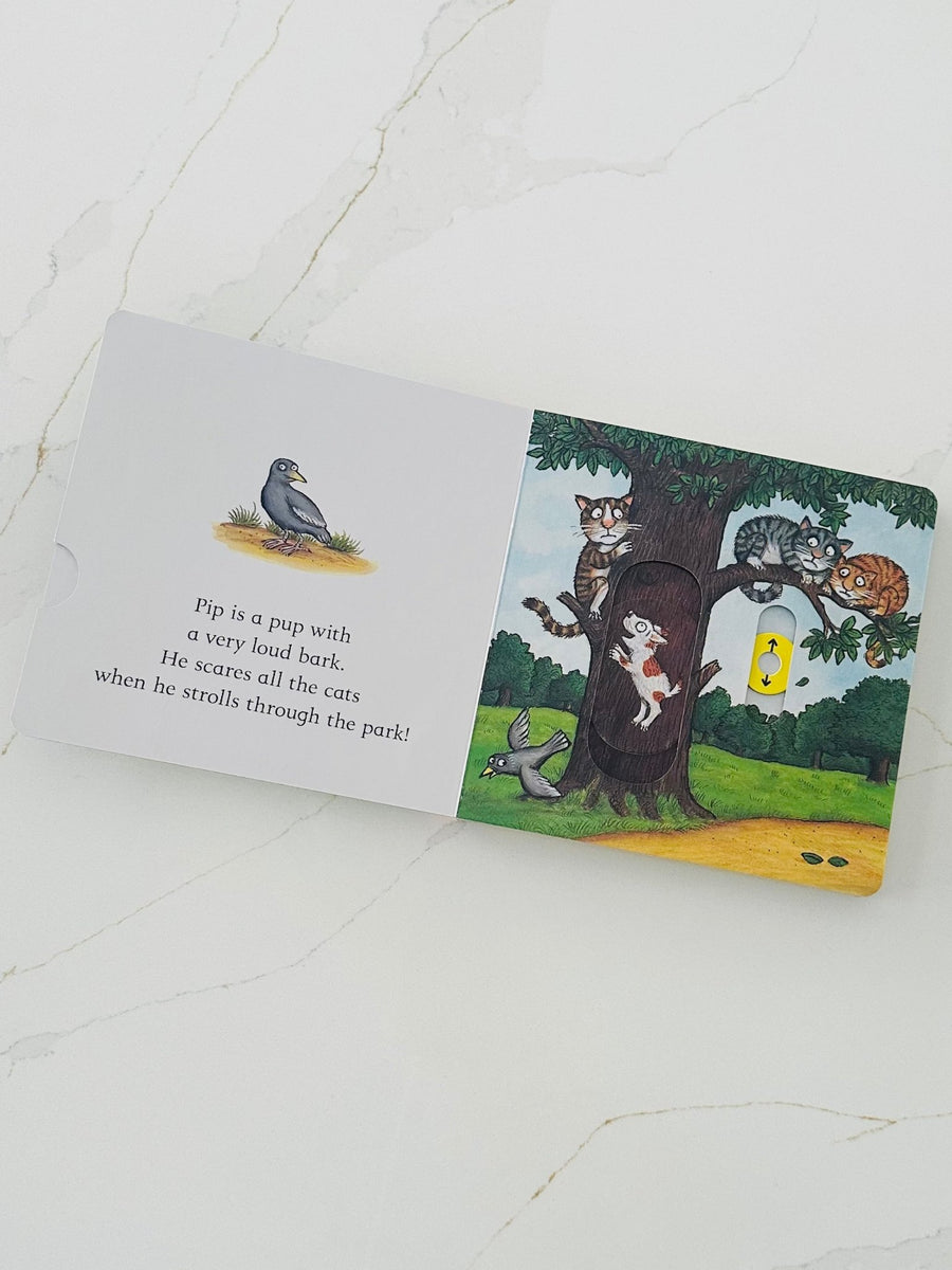 Pip the Puppy: A Push, Pull, Slide Book by Axel Scheffler - Wondertivity