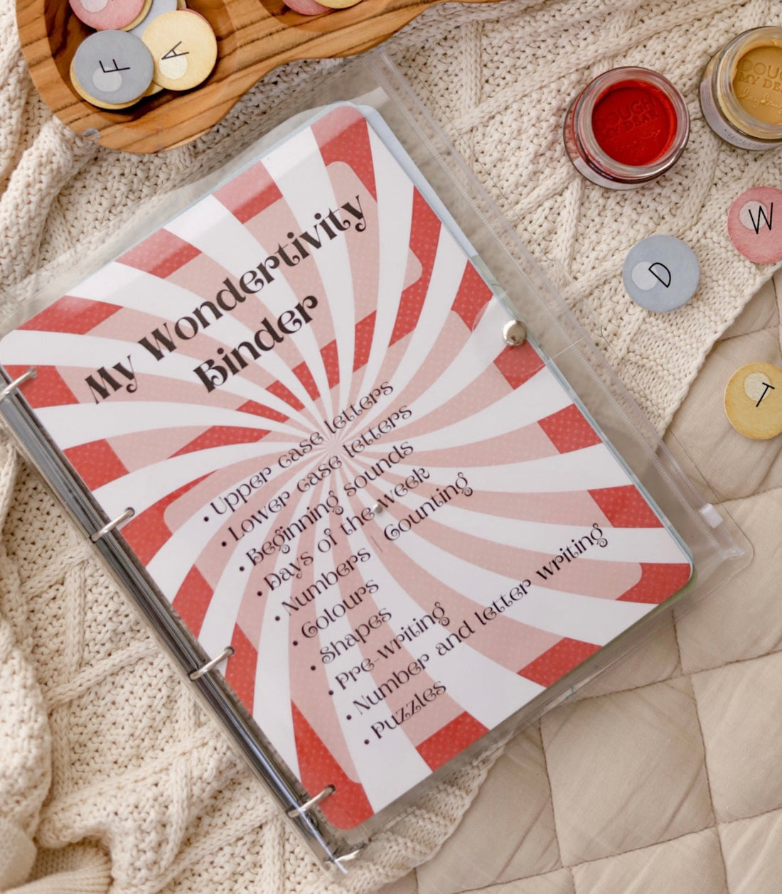 Red Learning Binder - Wondertivity