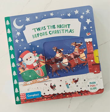 Twas the Night Before Christmas: A Push, Pull and Slide book - the perfect Christmas gift for toddlers! - Wondertivity